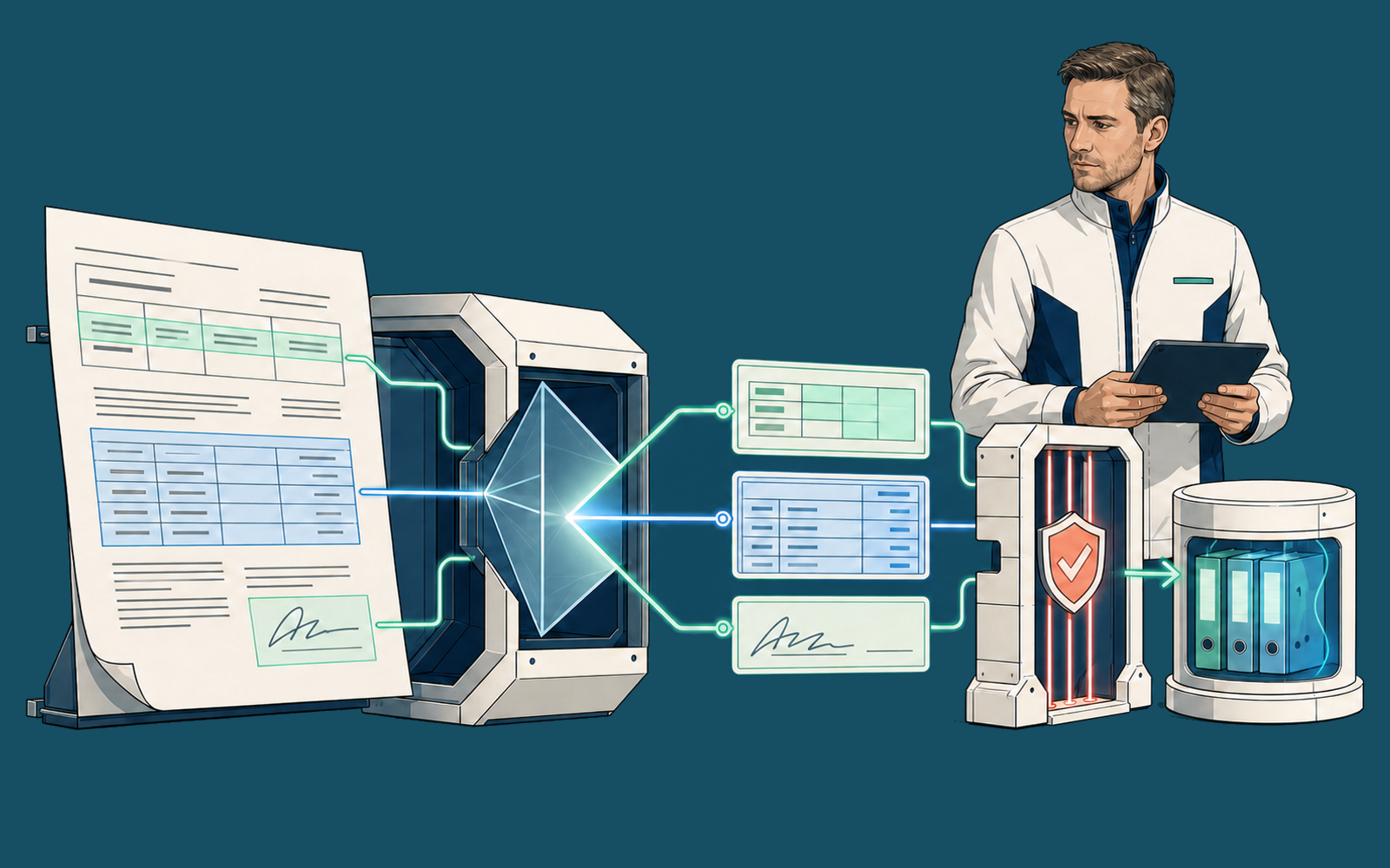 AI-обработка документов: проверяемое извлечение полей из счёта