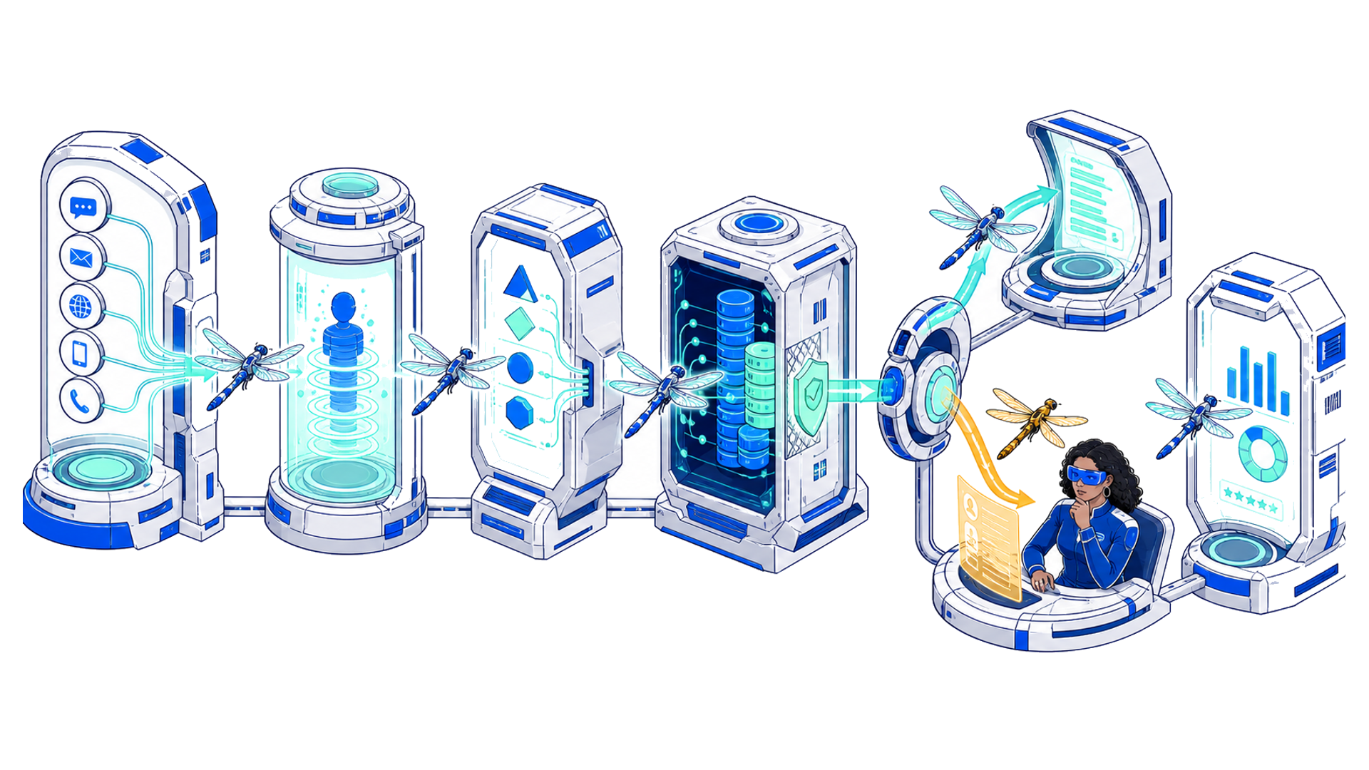 Как подключить AI к базе знаний компании — Карта процесса