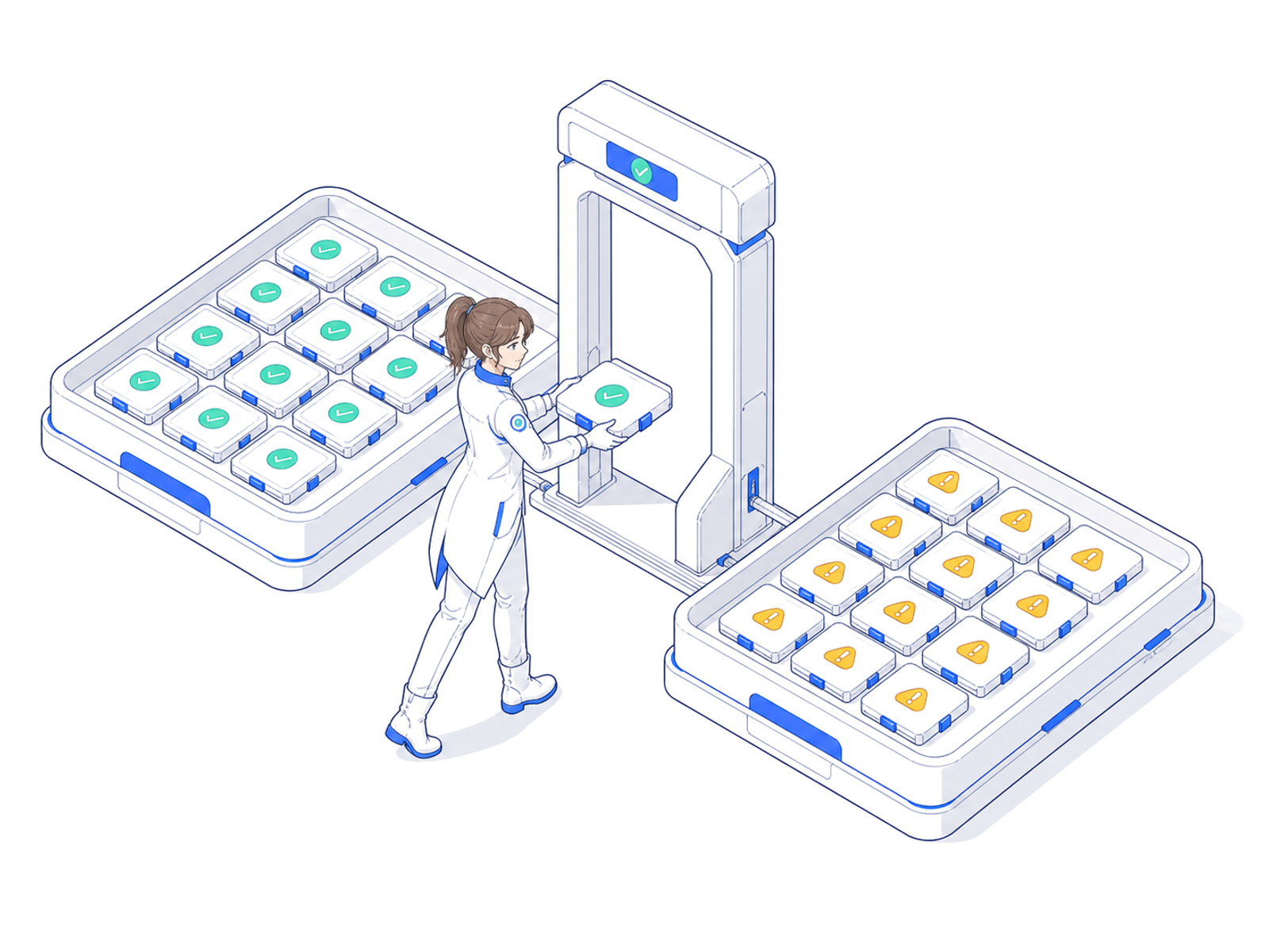Разделение тестовых и боевых данных перед запуском AI-системы